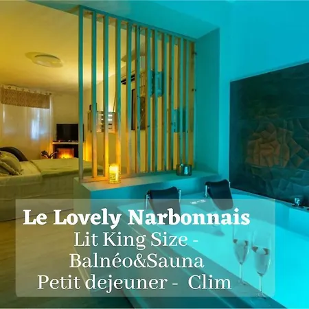 Le Lovely Narbonnais - Balneo & Sauna Narbona Exterior foto